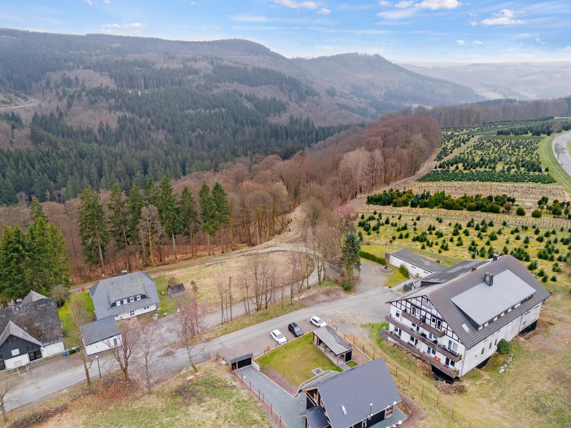 Greenhouse Living Apartment Fagus Mit Terrasse Und Feuerstelle - 6 Minuten Nach Winterberg - 4 Minuten Zur Ruhrquelle - Wandern - Mountainbike Fahren - Reisen Mit Hund & Natur Geniessen Medebach Eksteriør billede
